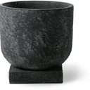 U Shape Cut-Stone Pot W/ Square Base at online8 furniture store Auckland