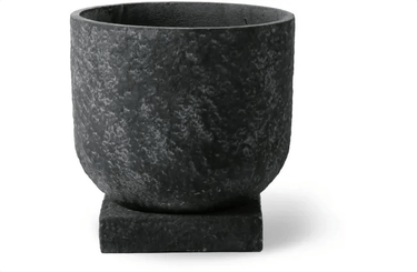U Shape Cut-Stone Pot W/ Square Base at online8 furniture store Auckland