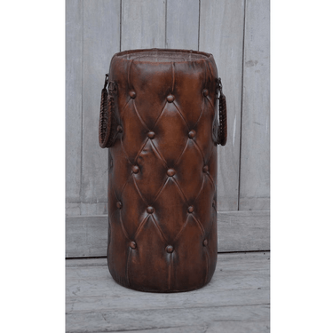 Umbrella Stand Leather with Removable Tray at online8 furniture store Auckland