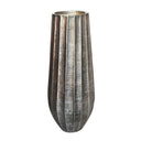 Vase - Brush Antique Brass - Large at online8 furniture store Auckland