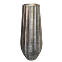 Vase - Brush Antique Brass - X-Large at online8 furniture store Auckland