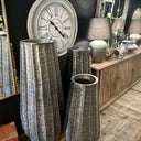 Vase - Brush Antique Brass - X-Large at online8 furniture store Auckland