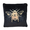 Velvet Bee Cushion at online8 furniture store Auckland