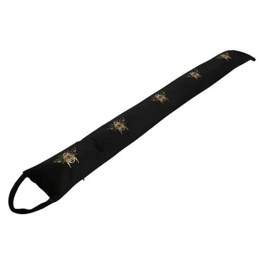 Velvet Draft Stopper - Black/Gold at online8 furniture store Auckland