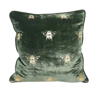 Velvet Multi Bee Cushion at online8 furniture store Auckland