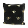 Velvet Multi Bee Cushion at online8 furniture store Auckland