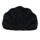 Velvet Shell Cushion - Charcoal at online8 furniture store Auckland