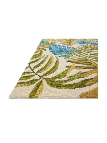 Venice Beach Rug - Ivory/Green at online8 furniture store Auckland