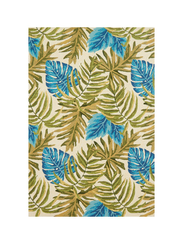 Venice Beach Rug - Ivory/Green at online8 furniture store Auckland