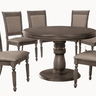 Venice Dining Suite 6 Seater - Bright Grey at online8 furniture store Auckland
