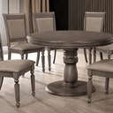 Venice Dining Suite 6 Seater - Bright Grey at online8 furniture store Auckland