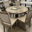 Venice Dining Suite 6 Seater - Bright Grey at Online8 Furniture Auckland NZ