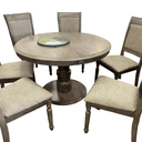 Venice Dining Suite 6 Seater - Bright Grey at Online8 Furniture Auckland NZ