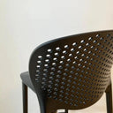 Verona Indoor/Outdoor Barstool - Black at online8 furniture store Auckland