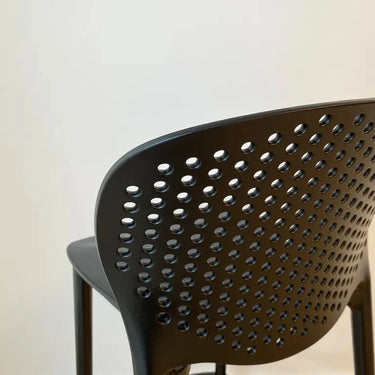 Verona Indoor/Outdoor Barstool - Black at online8 furniture store Auckland