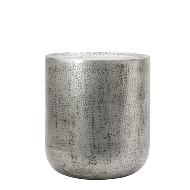 Vienna Aluminum Side Table - Antique Silver at Online8 Furniture Auckland NZ