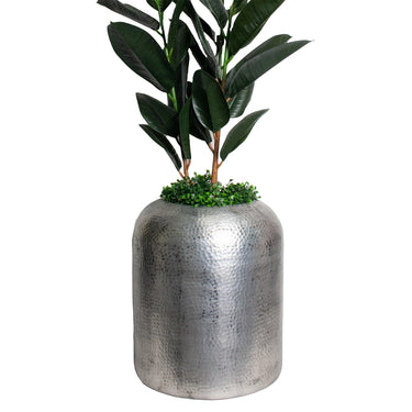 Vienna Aluminum Side Table - Antique Silver at Online8 Furniture Auckland NZ