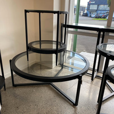 Vigo Black Console Table at online8 furniture store Auckland