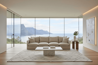 Villa 4 Seat Modular Slip Cover Sofa - Salt & Pepper at Online8 Furniture Auckland NZ