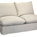 Villa 4 Seat Slip Cover Sofa - Salt & Pepper at online8 furniture store Auckland
