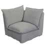 Villa Slip Cover Corner Suite - Corner - Salt & Pepper at online8 furniture store Auckland