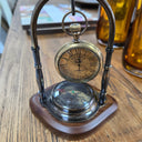 Vintage Brass Compass & Clock at online8 furniture store Auckland
