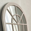 Vintage Cream Church Window Mirror at Online8 Furniture Auckland NZ