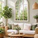 Vintage Cream Church Window Mirror at Online8 Furniture Auckland NZ