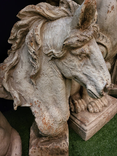 Vintage Horse Head - Antique Marble at online8 furniture store Auckland