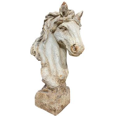 Vintage Horse Head - Antique Marble at online8 furniture store Auckland