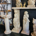 Vintage Lion Plinth - Antique Marble at online8 furniture store Auckland