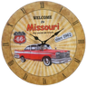 Vintage Muscle Car Clock - 34Cm at online8 furniture store Auckland