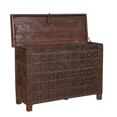 Vintage Pitara Console - Aged Finish at online8 furniture store Auckland