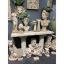 Vintage Plinth - Antique Marble 92cm at online8 furniture store Auckland