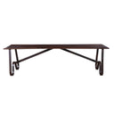 Vintage Reclaimed Industrial Wrought Iron Bench Seat at online8 furniture store Auckland