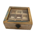 Vintage Spice Box with Glass Display at online8 furniture store Auckland