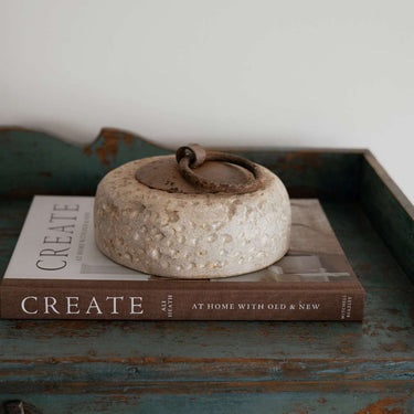 Vintage Stone Door Stopper - 5kg at online8 furniture store Auckland