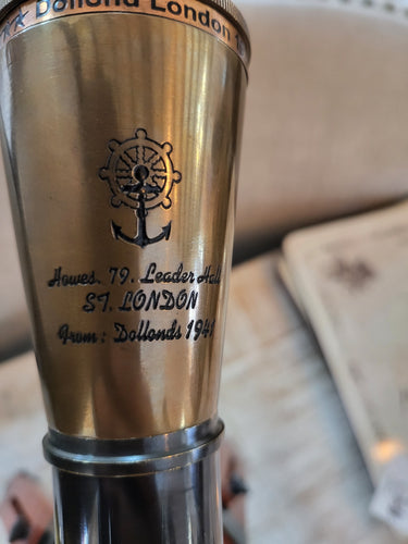 Vintage Telescope on Tripod at online8 furniture store Auckland