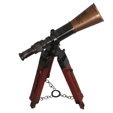 Vintage Telescope on Tripod at online8 furniture store Auckland