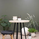 VISTA Bistro Table - Travertine Finish at Online8 Furniture Auckland NZ
