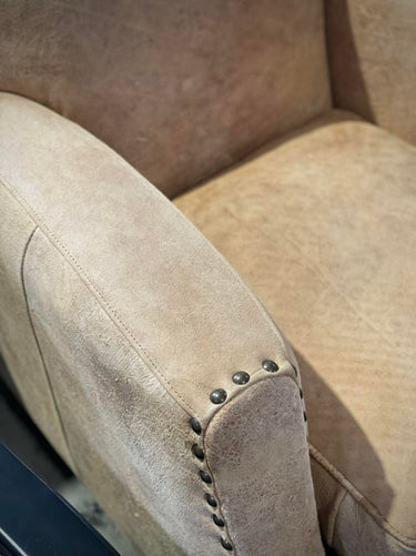 Vito Leather Armchair - Camel at online8 furniture store Auckland