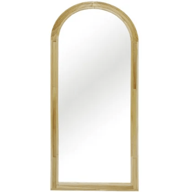 Vivi Wall Wooden Mirror - Natural at online8 furniture store Auckland