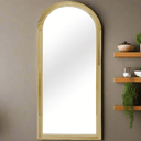 Vivi Wall Wooden Mirror - Natural at online8 furniture store Auckland