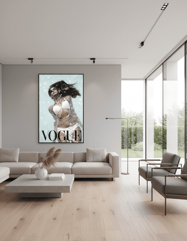 Vogue Bikini Canvas Wall Art at online8 furniture store Auckland