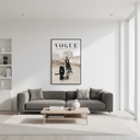 Vogue Black Panther Canvas Wall Art at online8 furniture store Auckland