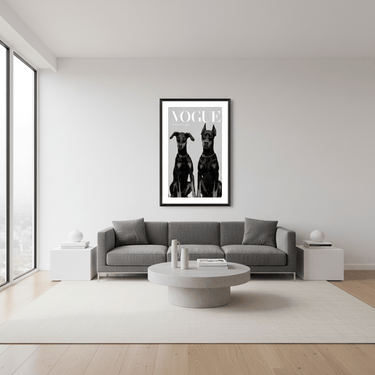 Vogue Glass Framed Print at online8 furniture store Auckland