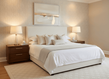 Vouge Boucle Headboard With Piped Edge - King/Super king at online8 furniture store Auckland