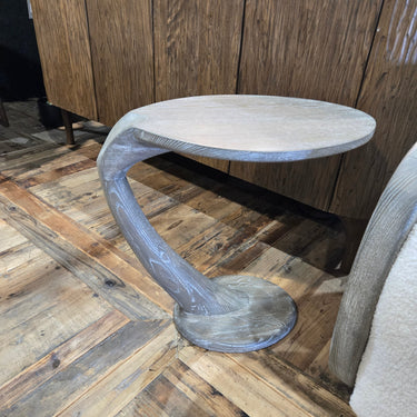 Vulcan Side Table - Solid Ashwood at online8 furniture store Auckland