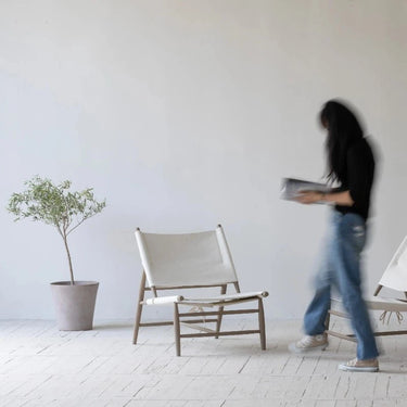 Wabi-Sabi Oka Canvas Lazy Chair at online8 furniture store Auckland