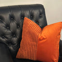 Waldorf Tufted Leather Armchair - Belon Black at online8 furniture store Auckland